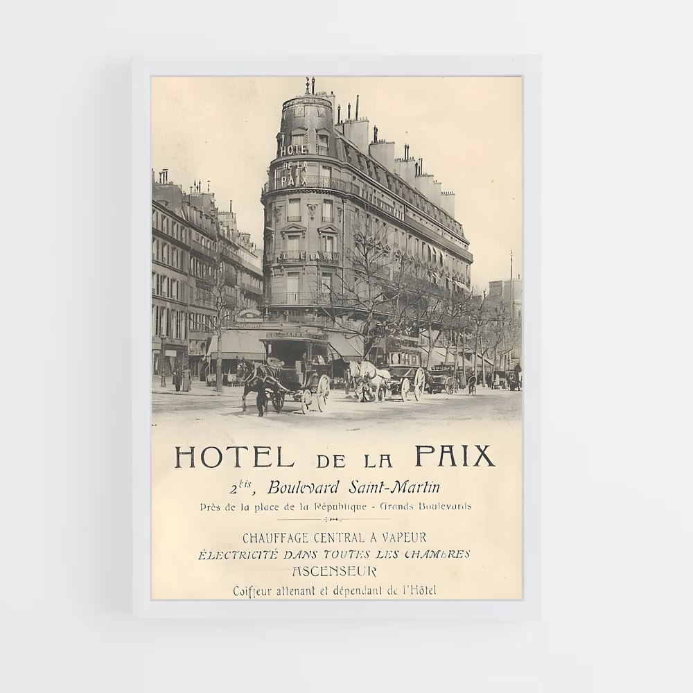 Poster Paris parisienne – affiche Jeux Olympiques (vue 3)